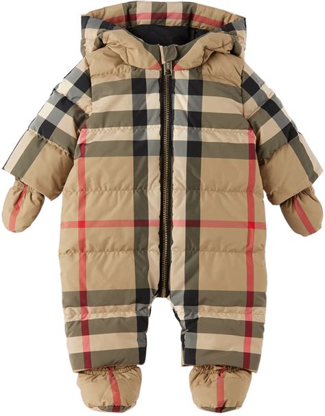 burberry baby snowsuit|clothes burberry baby clearance.